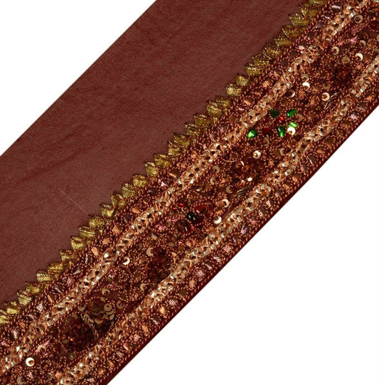 Vintage Saree Border Indian Craft Trim Hand Beaded Gota Patti Dori Stitch Lace