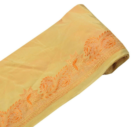 2.25" W Vintage Sari Border Indian Craft Trim Embroidered Sewing Ribbon Lace
