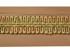 Vintage Sari Border Indian Craft Trim Hand Beaded Embroidered Ribbon Lace Brown