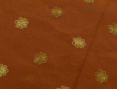 100% Pure Georgette Silk Vintage Sari Remnant Scrap Fabric for Sewing Craft Brow