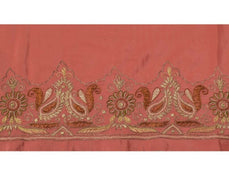 Vintage Sari Border Indian Craft Sewing Trim Hand Beaded Embroidered Ribbon Lace