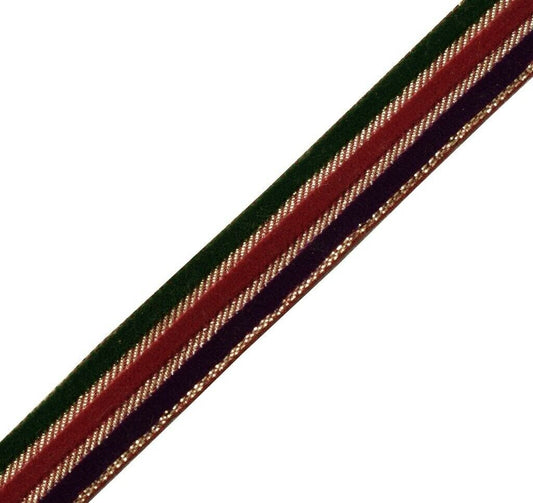 0.75" W 3 Yard Saree Border Indian Craft Trim Multi Color Sewing Ribbon Lace