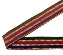 0.75" W 3 Yard Saree Border Indian Craft Trim Multi Color Sewing Ribbon Lace