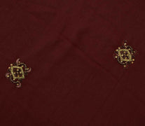 Vintage Saree Remnant Scrap Multi Purpose Hand Beaded Craft Design Fabric