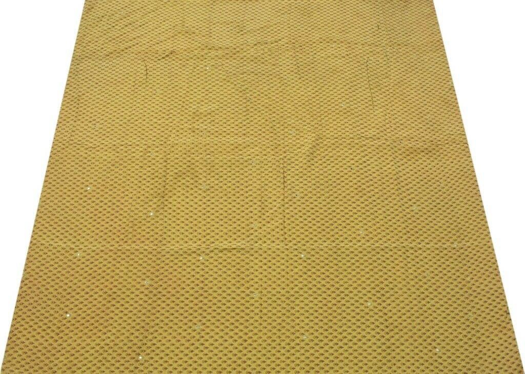 Vintage Saree Remnant Scrap Multi Purpose Printed Embroidered Craft Fabric