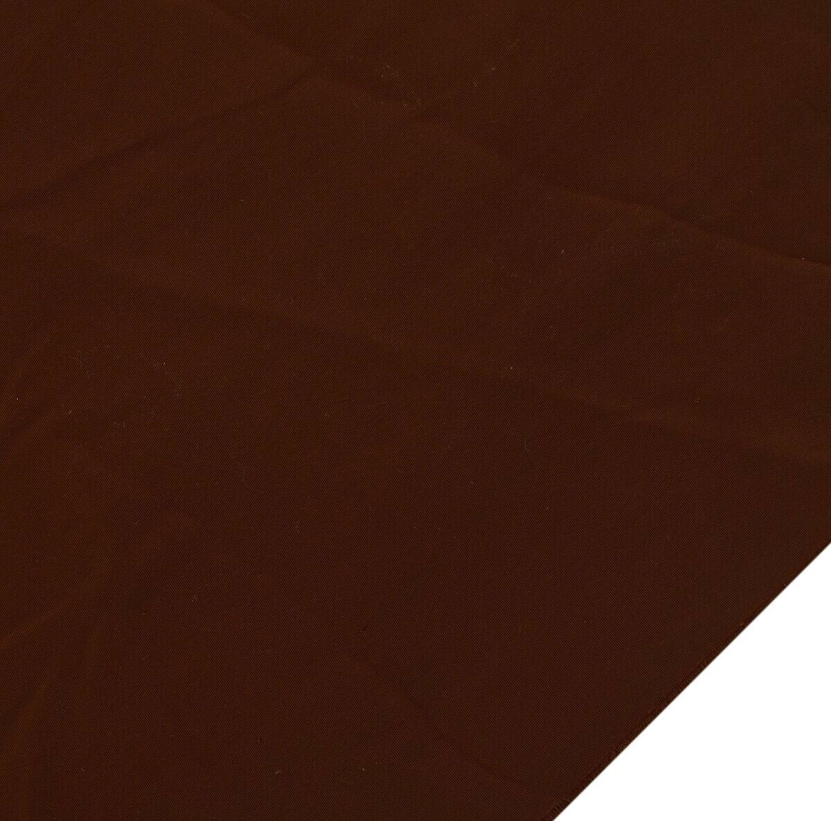 Blend Crepe Silk Brown Vintage Sari Remnant Scrap Fabric for Sewing Craft