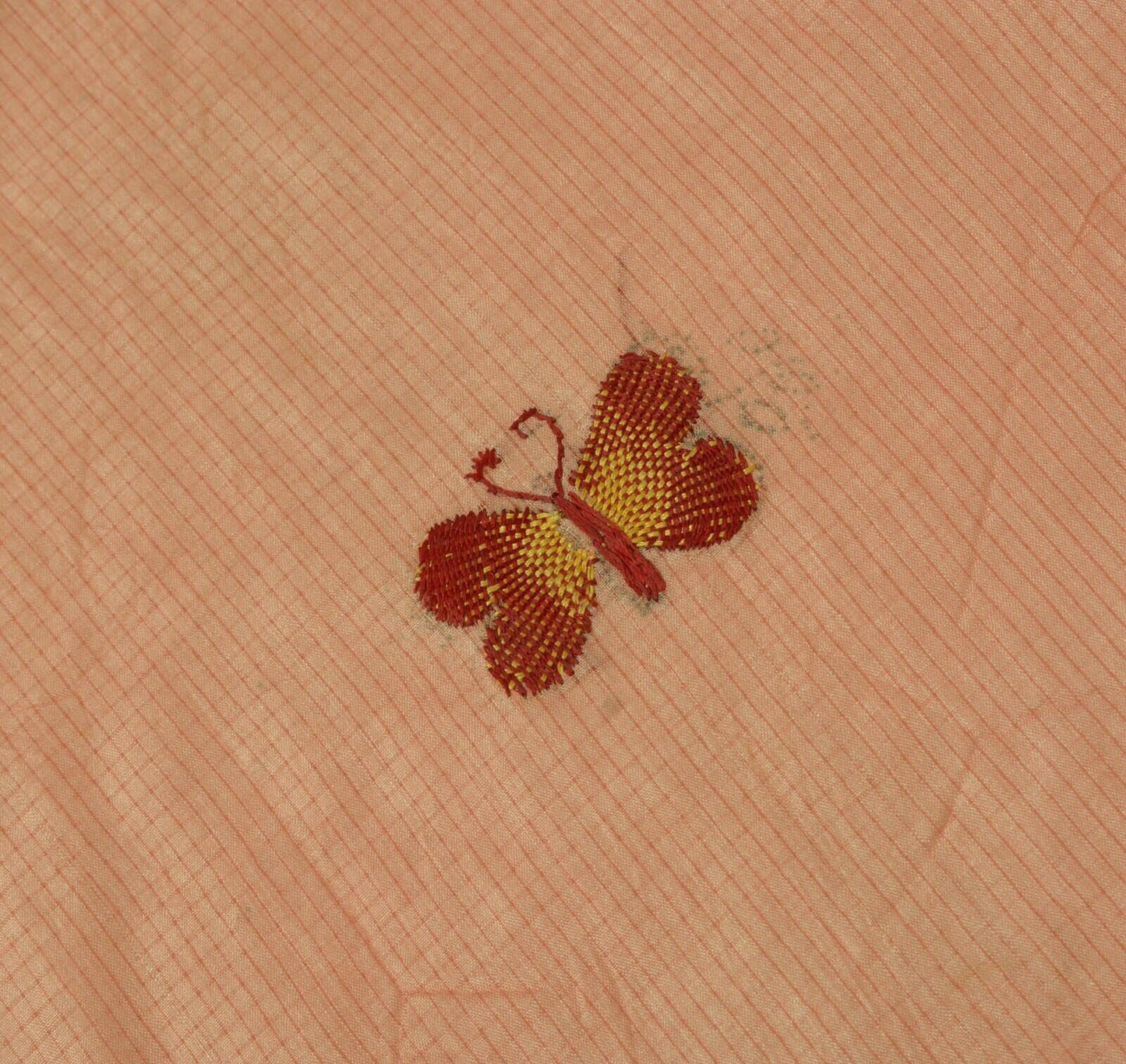 Vintage Saree Remnant Scrap Multi Purpose Craft Hand Embroidery Fabric