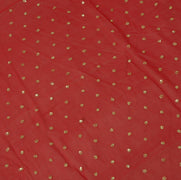 Vintage Saree Remnant Scrap Multi Purpose Craft Sequins Embroidered Fabric