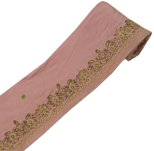 Vintage Sari Border Indian Craft Sewing Trim Hand Embroidered Edging Ribbon Lace