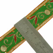 Vintage Saree Border Craft Trim Antique Lace Hand Beaded Gota Patti Ribbon