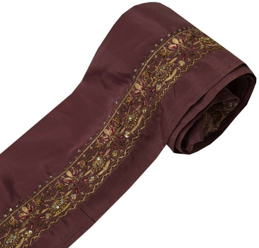 1.5" W Vintage Sari Border Indian Craft Sewing Trim Hand Embroidered Ribbon Lace