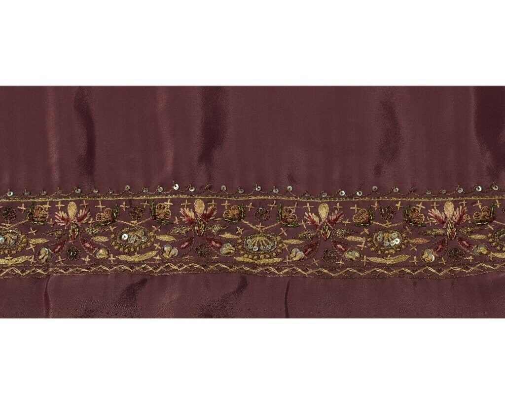 1.5" W Vintage Sari Border Indian Craft Sewing Trim Hand Embroidered Ribbon Lace