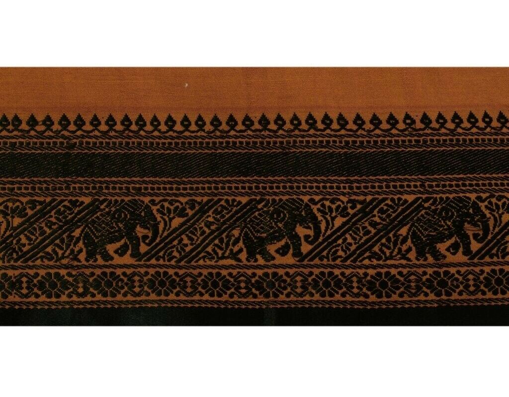 Vintage Sari Border Indian Craft Sewing Trim Woven Elephant Ribbon Lace