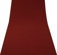 Blend Georgette Vintage Sari Remnant Scrap Fabric for Sewing Craft Maroon