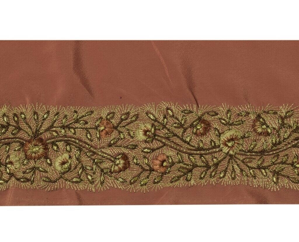 Vintage Sari Border Indian Craft Sewing Trim Embroidered Ribbon Lace
