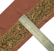 Vintage Sari Border Indian Craft Sewing Trim Embroidered Ribbon Lace