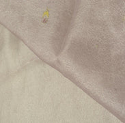 Vintage Sari Remnant Scrap Net Mesh Fabric for Sewing Craft Mauve Color