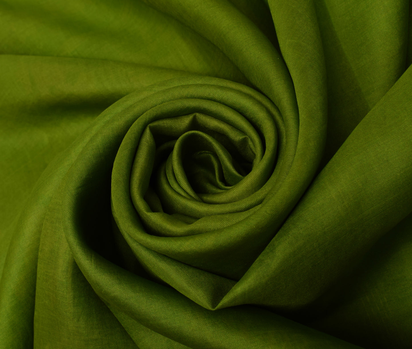 Sushila Vintage Green Scrap Saree 100% Pure Silk Woven Sari Craft 5 Yard Fabric