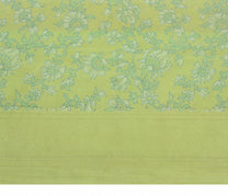 Sushila Vintage Indian Scrap Saree 100% Pure Silk Printed Floral Sari Fabric