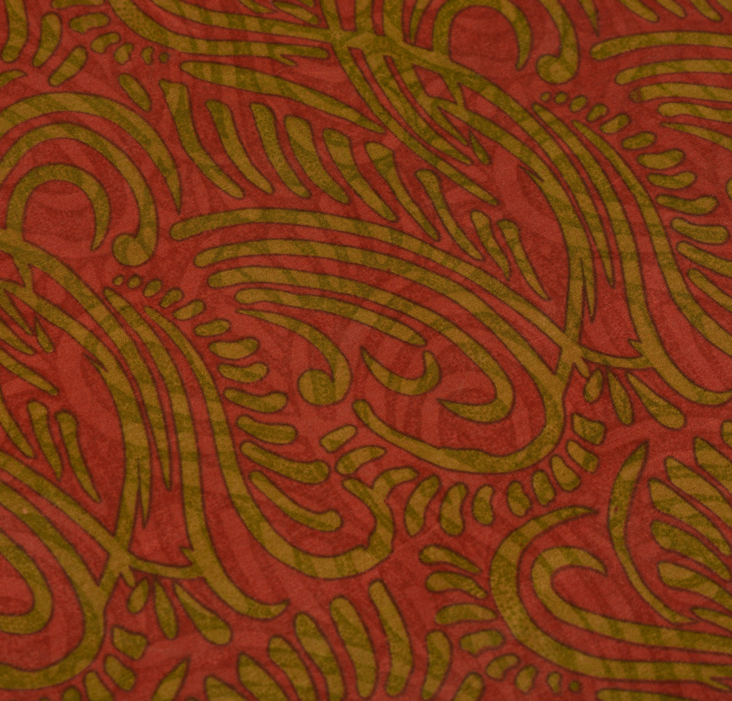 Sushila Vintage Maroon Scrap Saree 100% Pure Silk Printed Floral Sari Fabric