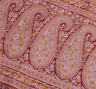 Sushila Vintage Indian Scrap Saree 100% Pure Silk Printed Floral Sari Fabric