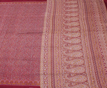 Sushila Vintage Indian Scrap Saree 100% Pure Silk Printed Floral Sari Fabric