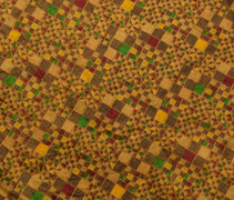 Sushila Vintage Green Scrap Saree 100% Pure Silk Printed 5 Yard Sari Fabric