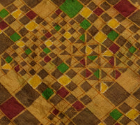 Sushila Vintage Green Scrap Saree 100% Pure Silk Printed 5 Yard Sari Fabric