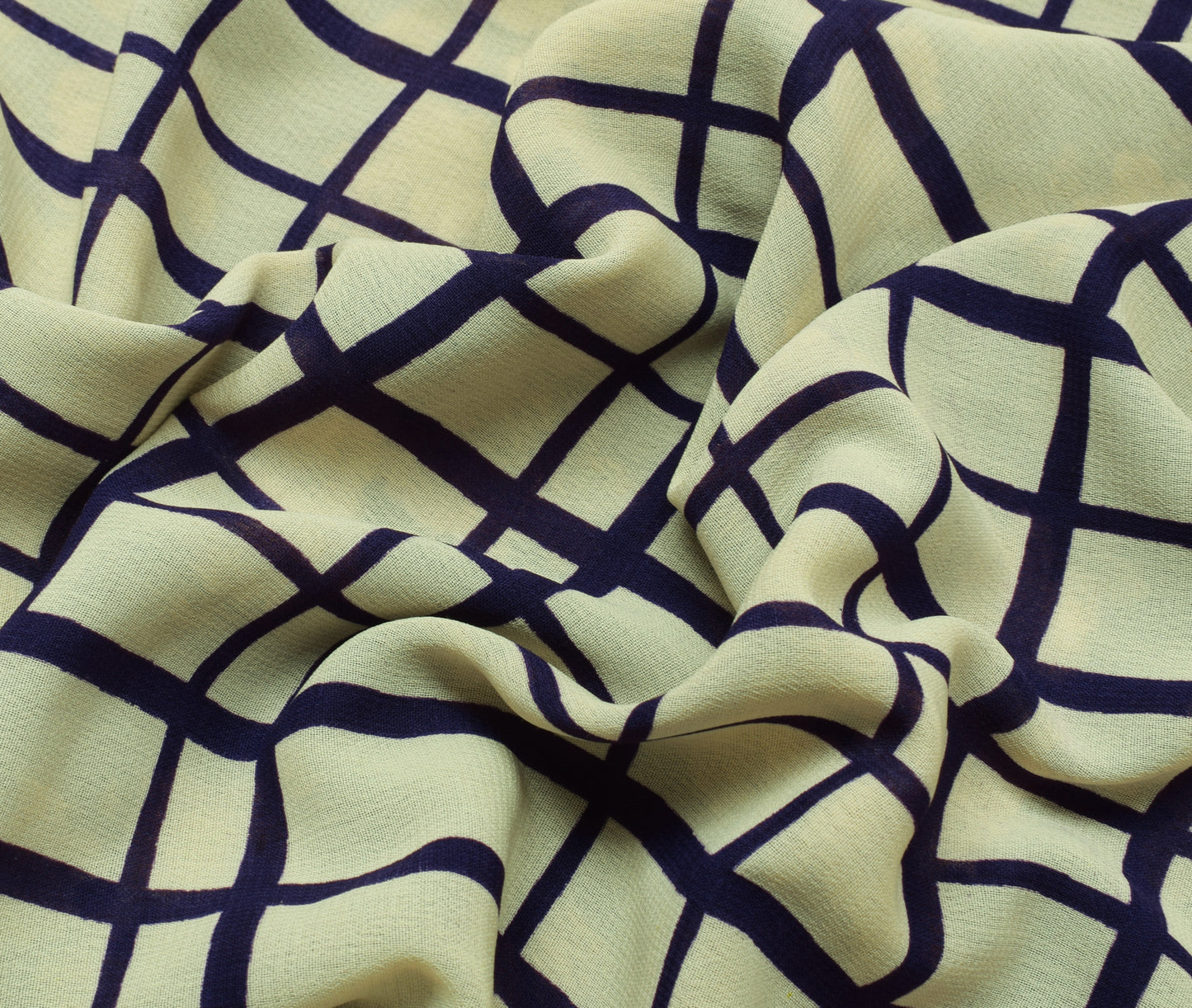 Sushila Vintage Purple Scrap Saree Blend Georgette Printed Floral Sari Fabric