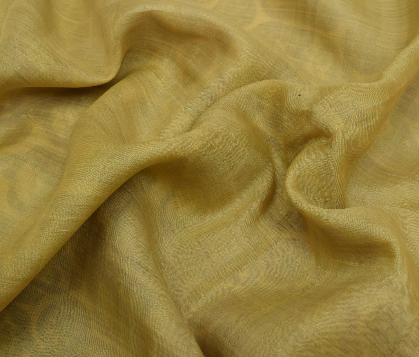 Sushila Vintage Indian Scrap Saree 100% Pure Silk Printed 5 Yard Sari Fabric