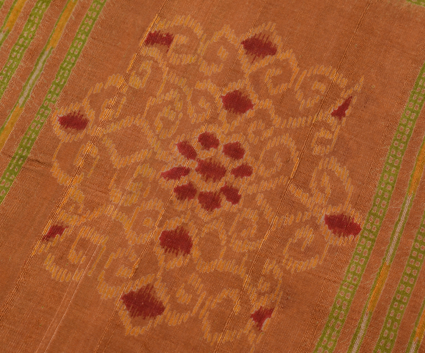 Sushila Vintage Indian Scrap Saree 100% Pure Silk Printed Floral Sari Fabric