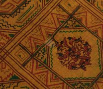 Sushila Vintage Indian Scrap Saree 100% Pure Silk Printed 5 Yard  Sari Fabric