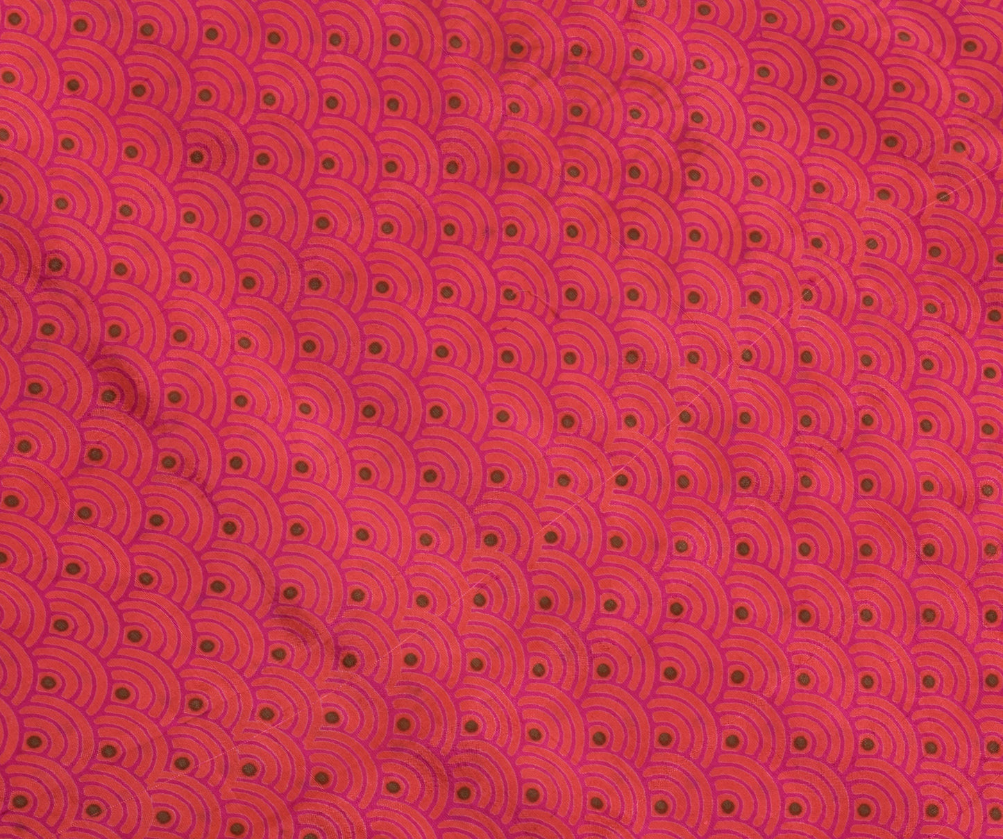 Sushila Vintage Indian Scrap Saree 100% Pure Silk Printed 5 Yard  Sari Fabric