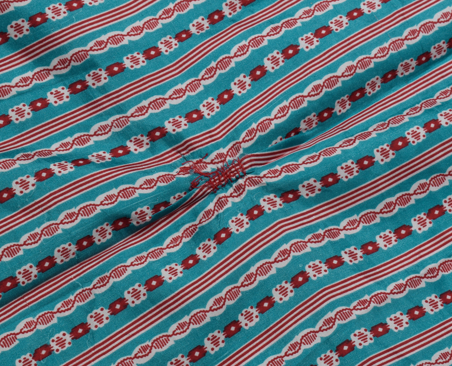 Sushila Vintage Indian Scrap Saree Blend Silk Printed Sari Soft Craft Fabric