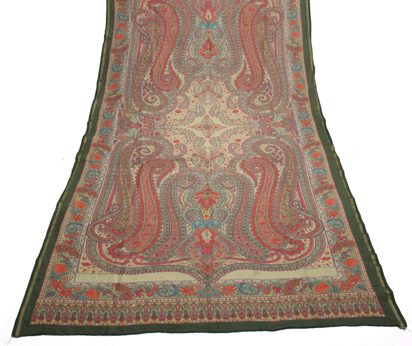 Sushila Vintage Indian Scrap Dupatta 100% Pure Cotton Printed Long Stole Scarves