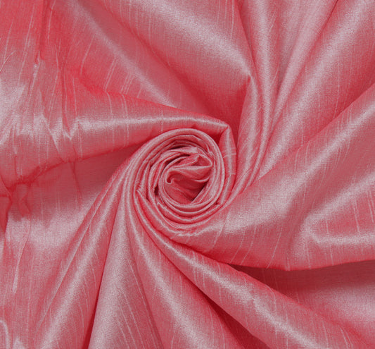 Peach Blend Silk Dupioni Slub Curtain Drape Panel Craft Dress Fabric By the Yard
