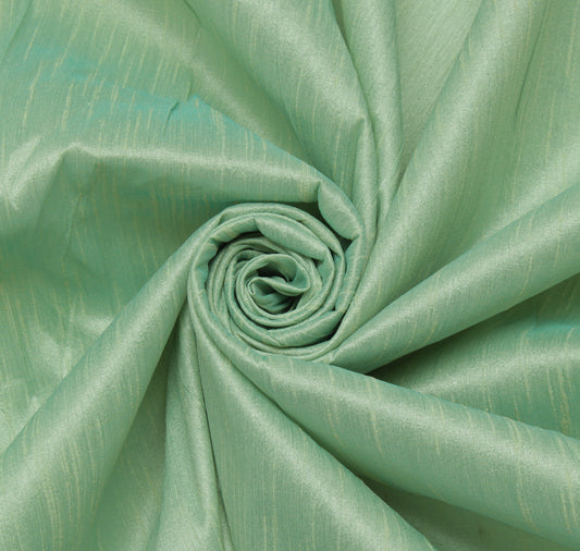 Pista Green Blend Silk Dupioni Slub Curtain Drape Panel Craft Fabric By the Yard