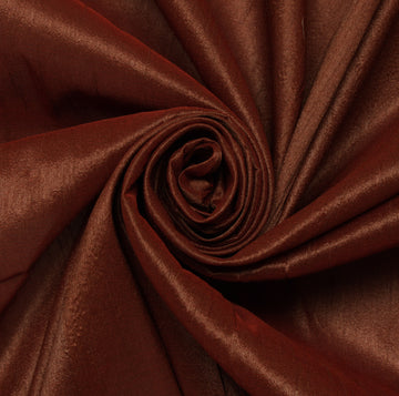 45" Maroon Brown Shade Blend Silk Dupioni Slub Curtain Drape Panel Craft Fabric