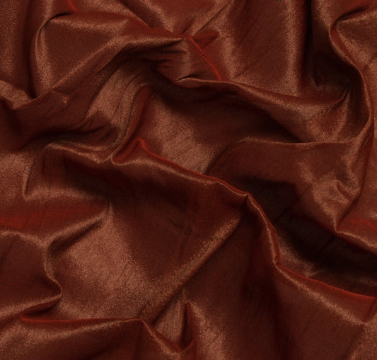 45" Maroon Brown Shade Blend Silk Dupioni Slub Curtain Drape Panel Craft Fabric