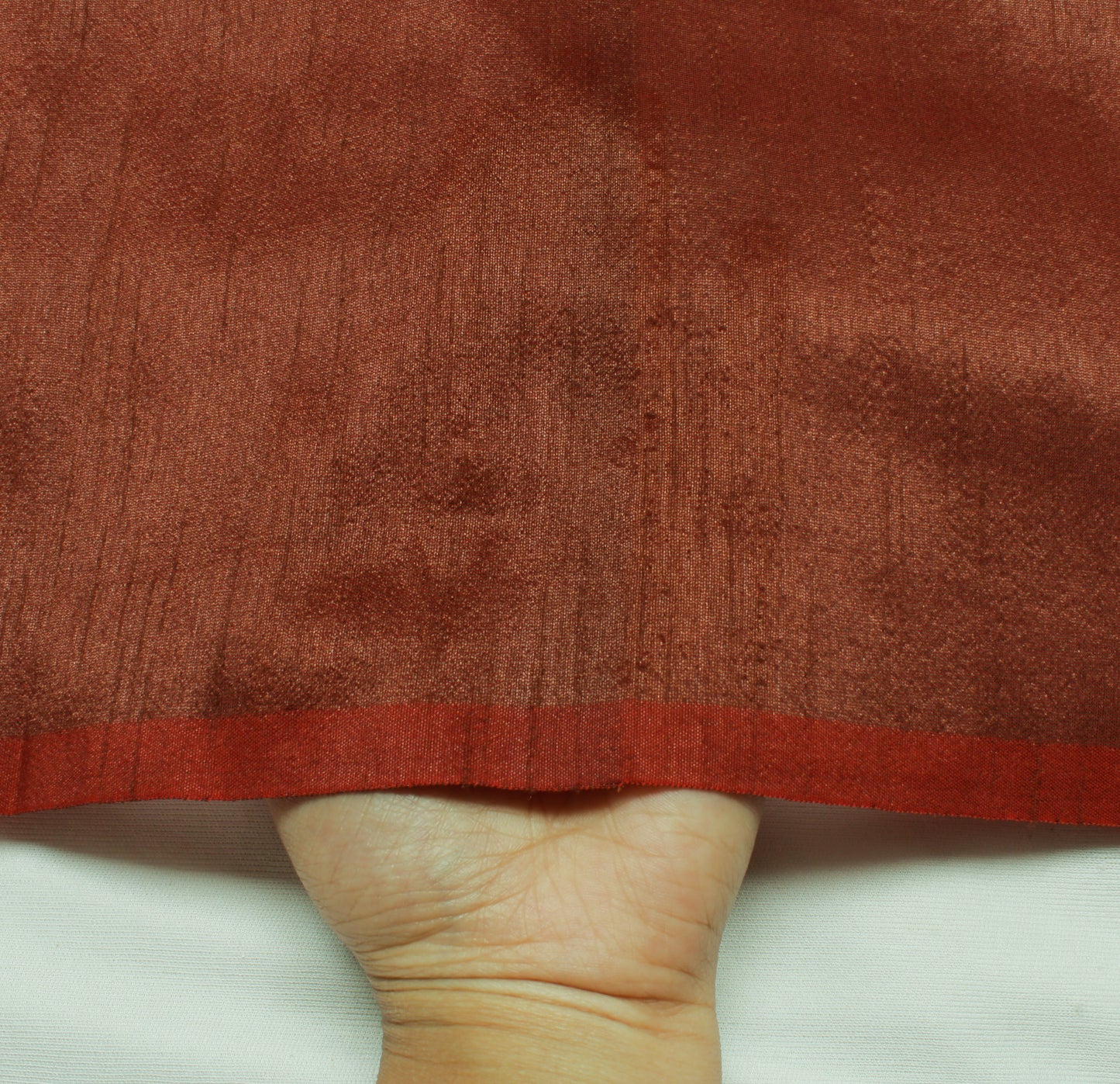 45" Maroon Brown Shade Blend Silk Dupioni Slub Curtain Drape Panel Craft Fabric