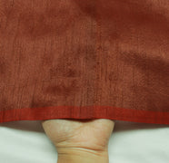 45" Maroon Brown Shade Blend Silk Dupioni Slub Curtain Drape Panel Craft Fabric