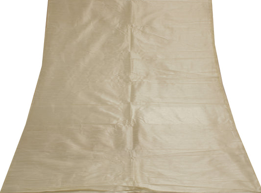Cream Blend Silk Dupioni Slub Curtain Drape Panel Craft Dress Fabric By the Yard