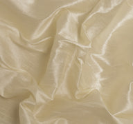 Cream Blend Silk Dupioni Slub Curtain Drape Panel Craft Dress Fabric By the Yard