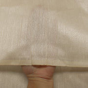 Cream Blend Silk Dupioni Slub Curtain Drape Panel Craft Dress Fabric By the Yard