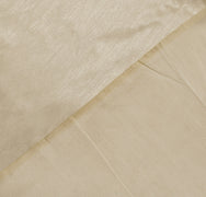 Cream Blend Silk Dupioni Slub Curtain Drape Panel Craft Dress Fabric By the Yard
