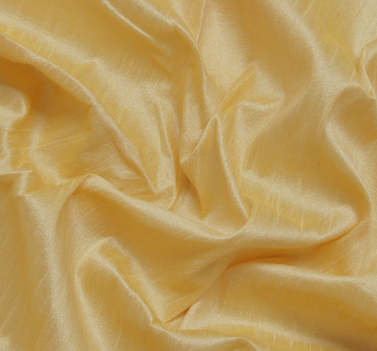 Cream Blend Silk Dupioni Slub Curtain Drape Panel Craft Dress Fabric By the Yard