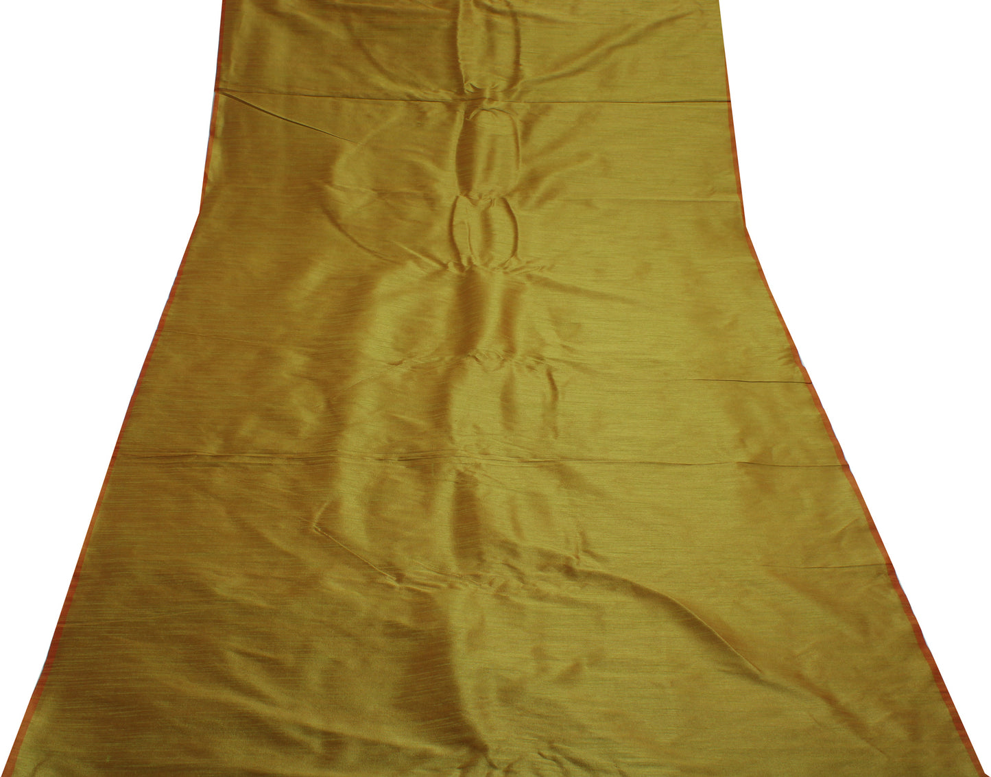 45" Green Rust Shade Blend Silk Dupioni Slub Curtain Drape Craft Fabric By Yard