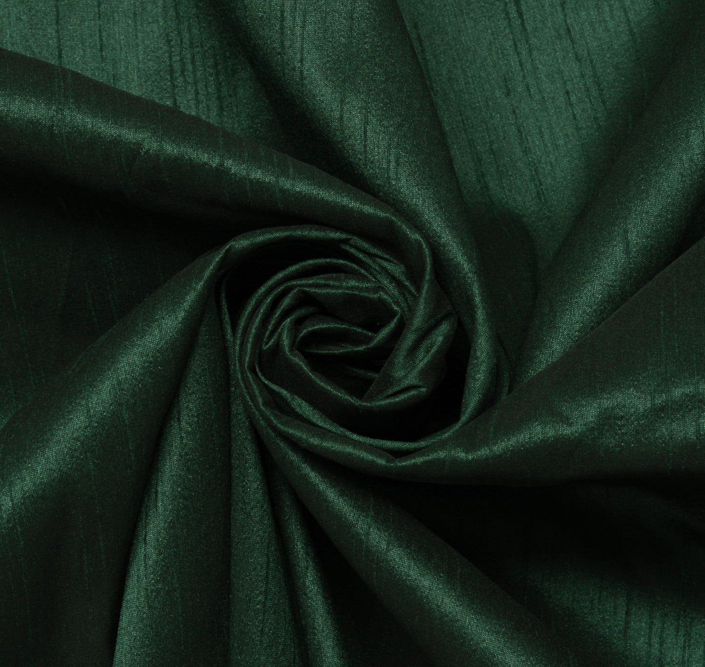 Dark Green Blend Silk Dupioni Slub Curtain Drape Craft Dress Fabric By the Yard