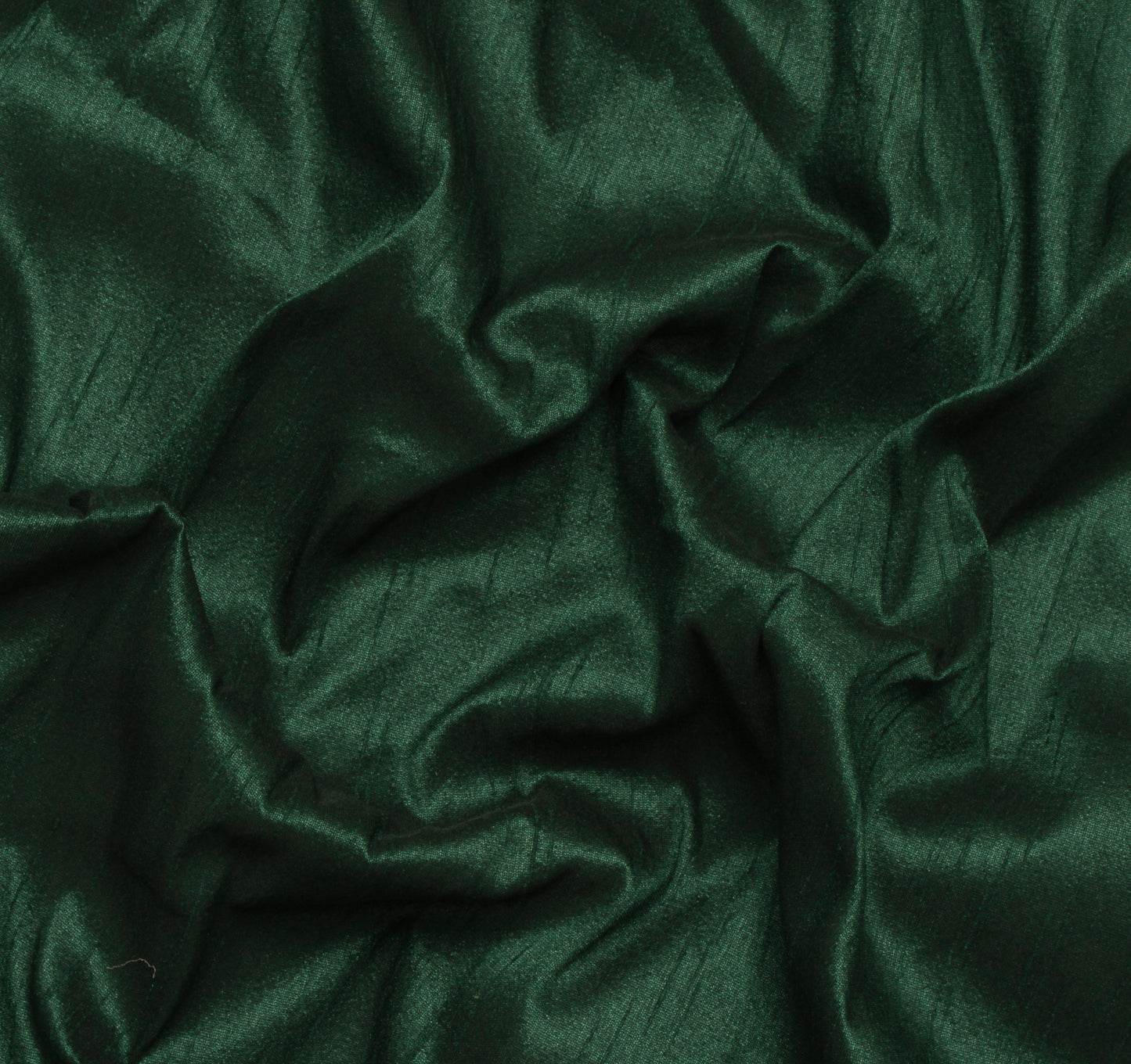Dark Green Blend Silk Dupioni Slub Curtain Drape Craft Dress Fabric By the Yard