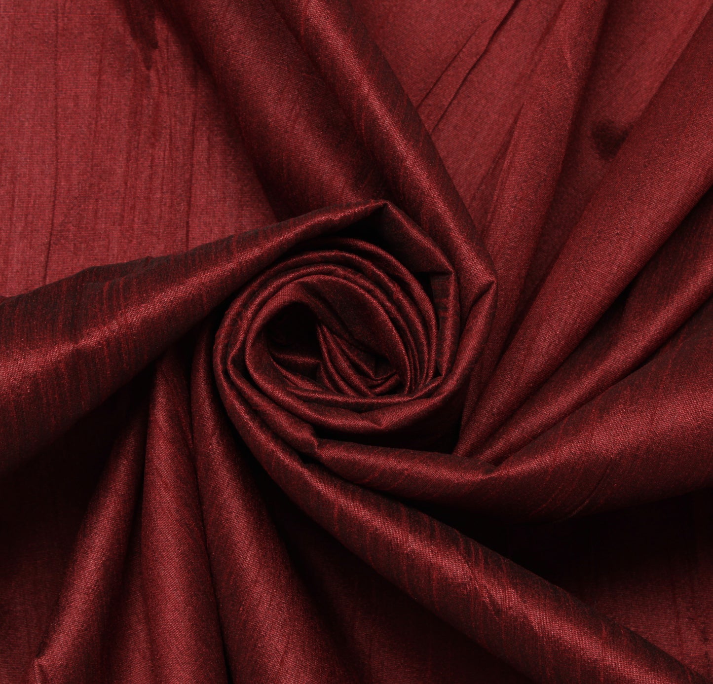 45" Maroon Blend Silk Dupioni Slub Curtain Drape Panel Craft Fabric By the Yard